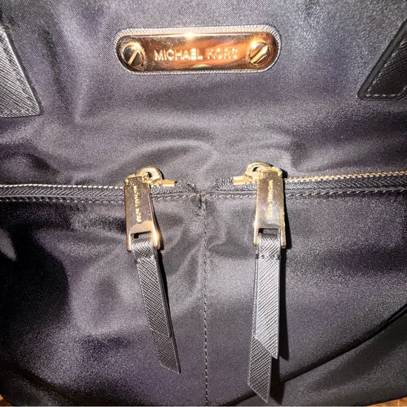 Michael Kors Brown Tote with Gold Accents - Picture 11 of 11